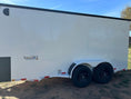 Load image into Gallery viewer, Delco Cargo 6'8'x16'x7' Enclosed Tandem 14k WHITE - 4898 - J4 Trailer
