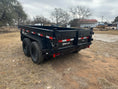 Load image into Gallery viewer, Delco Dump 60"x10' Tandem 7k - Black 2737 - J4 Trailer
