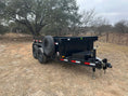 Load image into Gallery viewer, Delco Dump 60"x10' Tandem 7k - Black 2737 - J4 Trailer