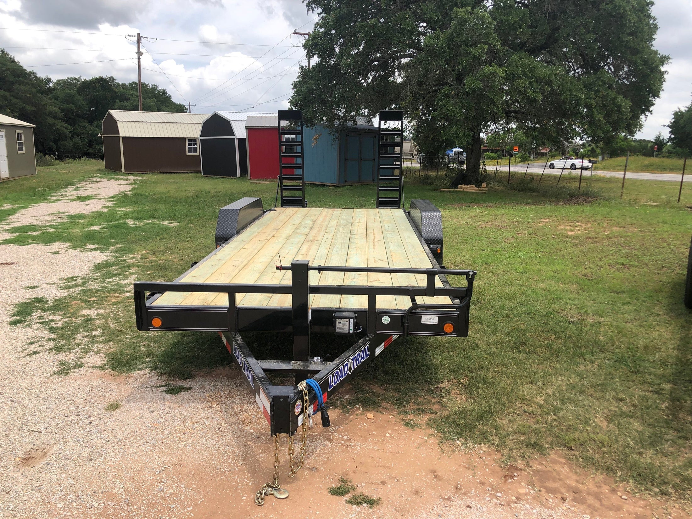 LoadTrail 83&quot;x20' Tandem Carhauler w/Fold Up Ramps 14k - 1307 LoadTrail
