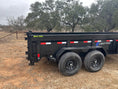Load image into Gallery viewer, LoadTrail 83"X14' Bumper Pull Tandem Dump BLACK - 4884 - J4 Trailer