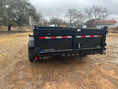 Load image into Gallery viewer, LoadTrail 83"X14' Bumper Pull Tandem Dump BLACK - 4884 - J4 Trailer