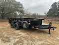 Load image into Gallery viewer, LoadTrail 83"X14' Bumper Pull Tandem Dump BLACK - 4884 - J4 Trailer