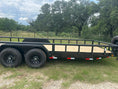 Load image into Gallery viewer, LoadTrail 83"x20' Tandem Carhauler Trailer w Rails - 7686 - J4 Trailer