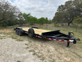 Load image into Gallery viewer, Loadtrail 83"x22' Tandem Carhauler MAX Ramps Tool Tray 7350 - J4 Trailer