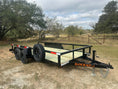 Load image into Gallery viewer, Ranch King 6'10'x16' Tandem Utility Trailer RAMPS - 3131 3133 - J4 Trailer
