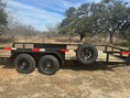 Load image into Gallery viewer, Ranch King 6'10"x18' 10K Tandem Utility Trailer RAMPS - 2800 - J4 Trailer