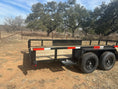 Load image into Gallery viewer, Ranch King 6'10"x18' 10K Tandem Utility Trailer RAMPS - 2800 - J4 Trailer