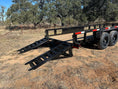 Load image into Gallery viewer, Ranch King 6'10"x20' Tandem Utility Trailer 14k STAND UP RAMPS - 2485 - J4 Trailer