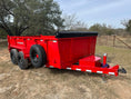 Load image into Gallery viewer, SALE - DP Platinumstar 83"x14' Eco Tandem 14k Dump RED - 1740 - J4 Trailer