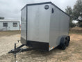 Load image into Gallery viewer, Wells Cargo 7'x12' Tandem Cargo - FT612T2 - D - SILVER PHANTOM 1561 - J4 Trailer