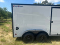 Load image into Gallery viewer, Wells Cargo 7'x12"x6'6" -7K Fast Trac FT712T2-D - WHITE/PHANTOM - Cargo Trailer 8166 - J4 Trailer