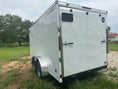 Load image into Gallery viewer, Wells Cargo 7'x14' FT Tandem Cargo - WHITE - 4090 - J4 Trailer