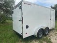 Load image into Gallery viewer, Wells Cargo 7'x14' FT Tandem Cargo - WHITE - 4090 - J4 Trailer