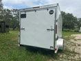 Load image into Gallery viewer, Wells Cargo 7'x14' FT Tandem Cargo - WHITE - 4090 - J4 Trailer