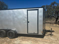 Load image into Gallery viewer, Wells Cargo 7'x16" - FT716T2 - D - SILVER/PHANTOM - Enclosed Cargo Trailer 0808 - J4 Trailer