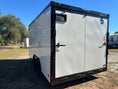 Load image into Gallery viewer, Wells Cargo 8.5'x16'x7' RFV Tandem Cargo Trailer 10K - WHITE PHANTOM - 9795 - J4 Trailer