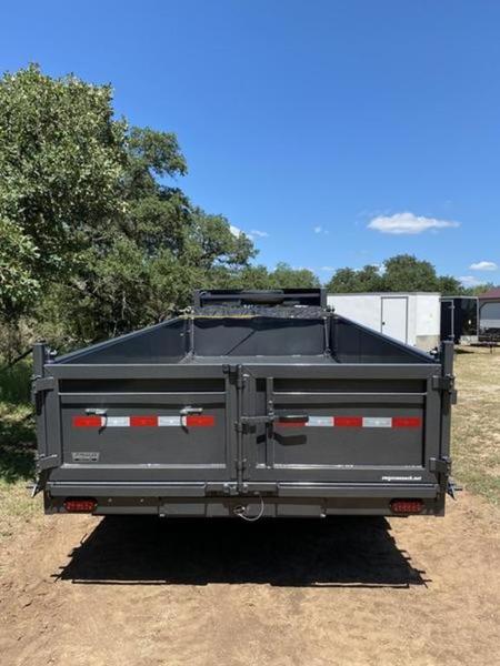 Southwest Gooseneck 83"x16' Gooseneck Dump Trailer - 3045 Southwest Gooseneck