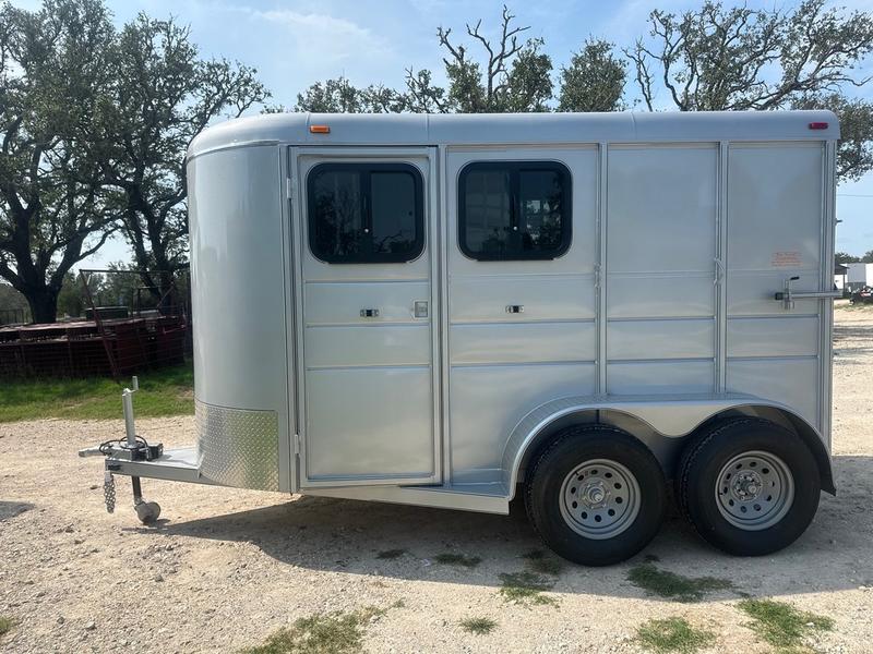 Calico 6x13x7 WHITE Two-Horse Slant-0088 Calico