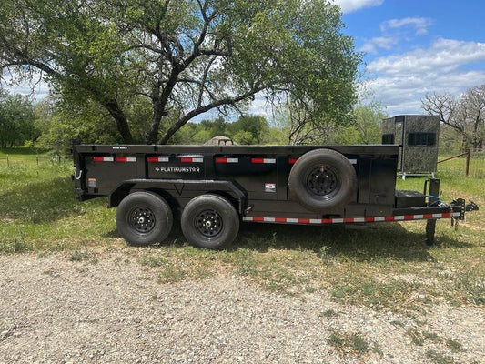 DP Platinum 82"x14' Tandem Eco Dump 14k BLACK - 1556