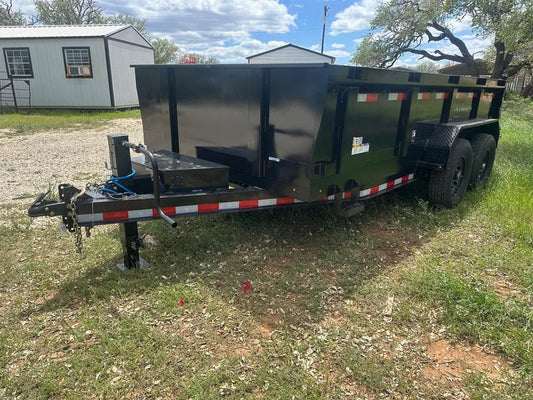 DP Platinum 82"x14' Tandem Eco Dump 14k BLACK - 1556