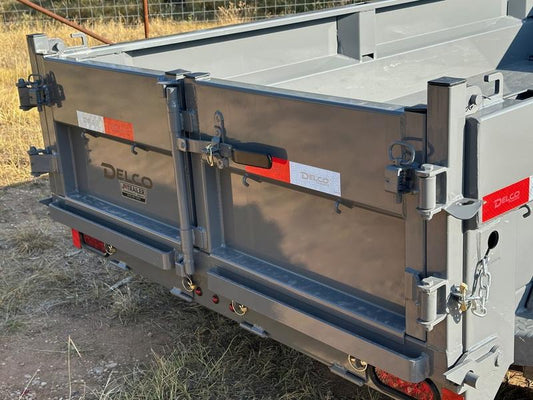 Delco 60"x10' Tandem Dump- 7K - GRAY - 1655