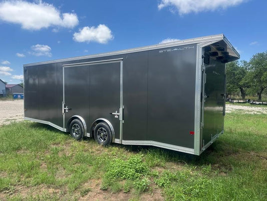 Alcom EZ Haul 102"x24' Tandem Cargo CHARCOAL - 2476