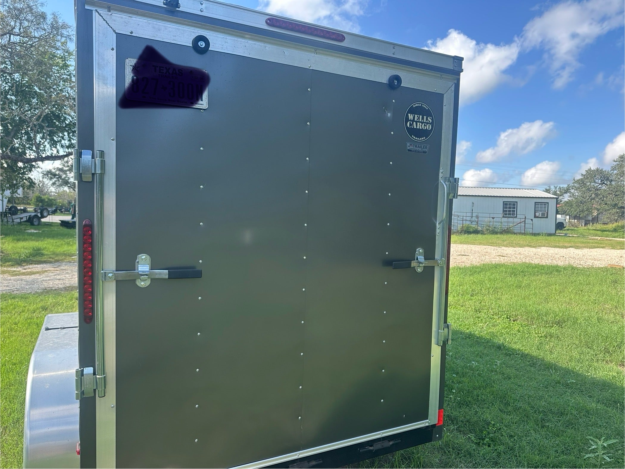 USED Wells 6'x12' Tandem Cargo  -GRAY - 2793