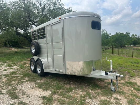 Calico 6'x13'x7' Horse Trailer GOLD - 0655