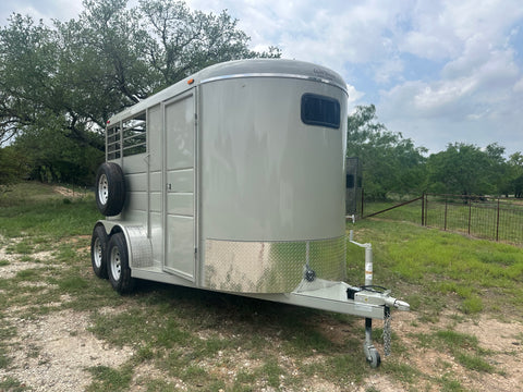Calico 6'x13'x7' Horse Trailer GOLD - 0655