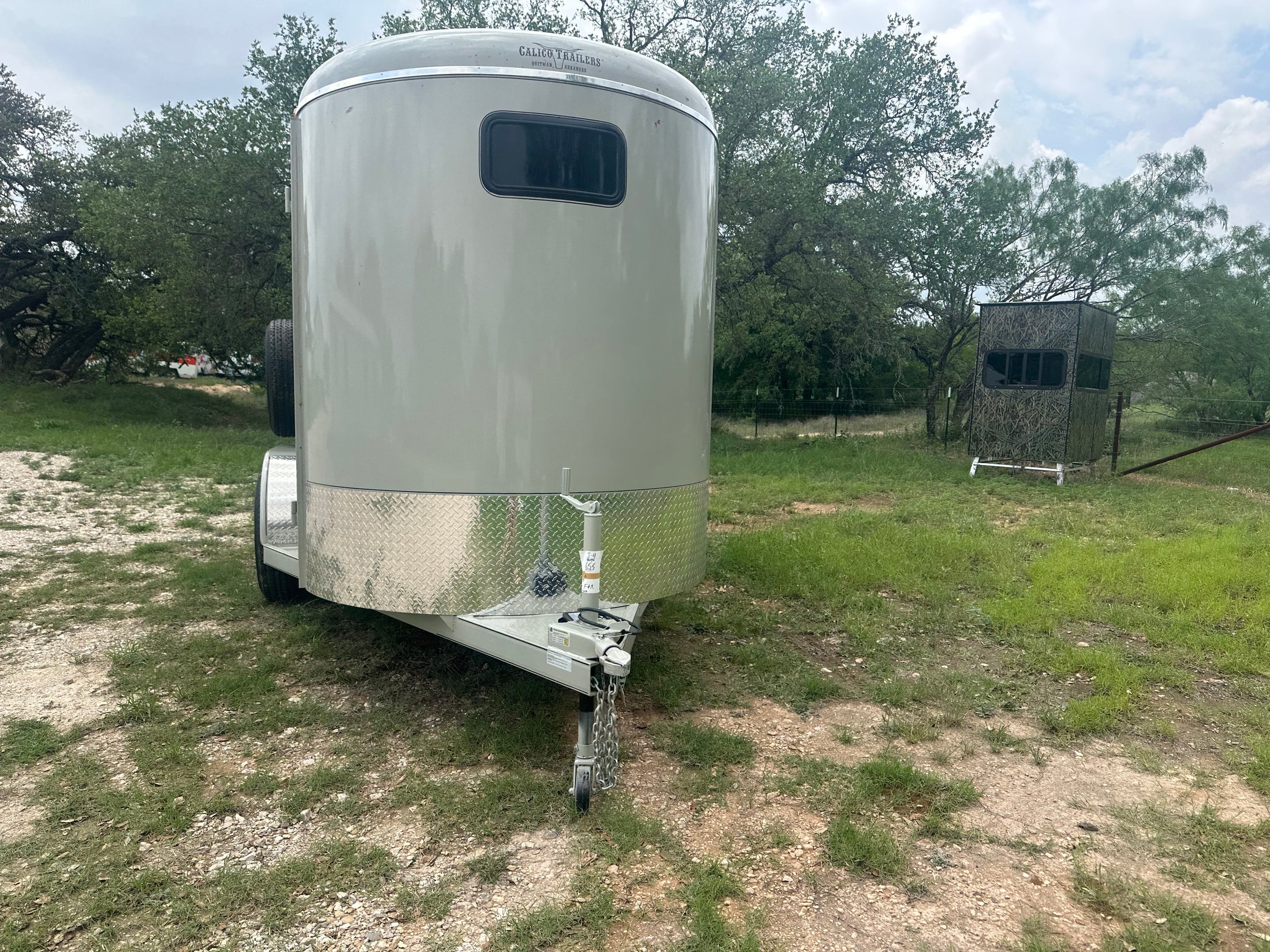 Calico 6'x13'x7' Horse Trailer GOLD - 0655