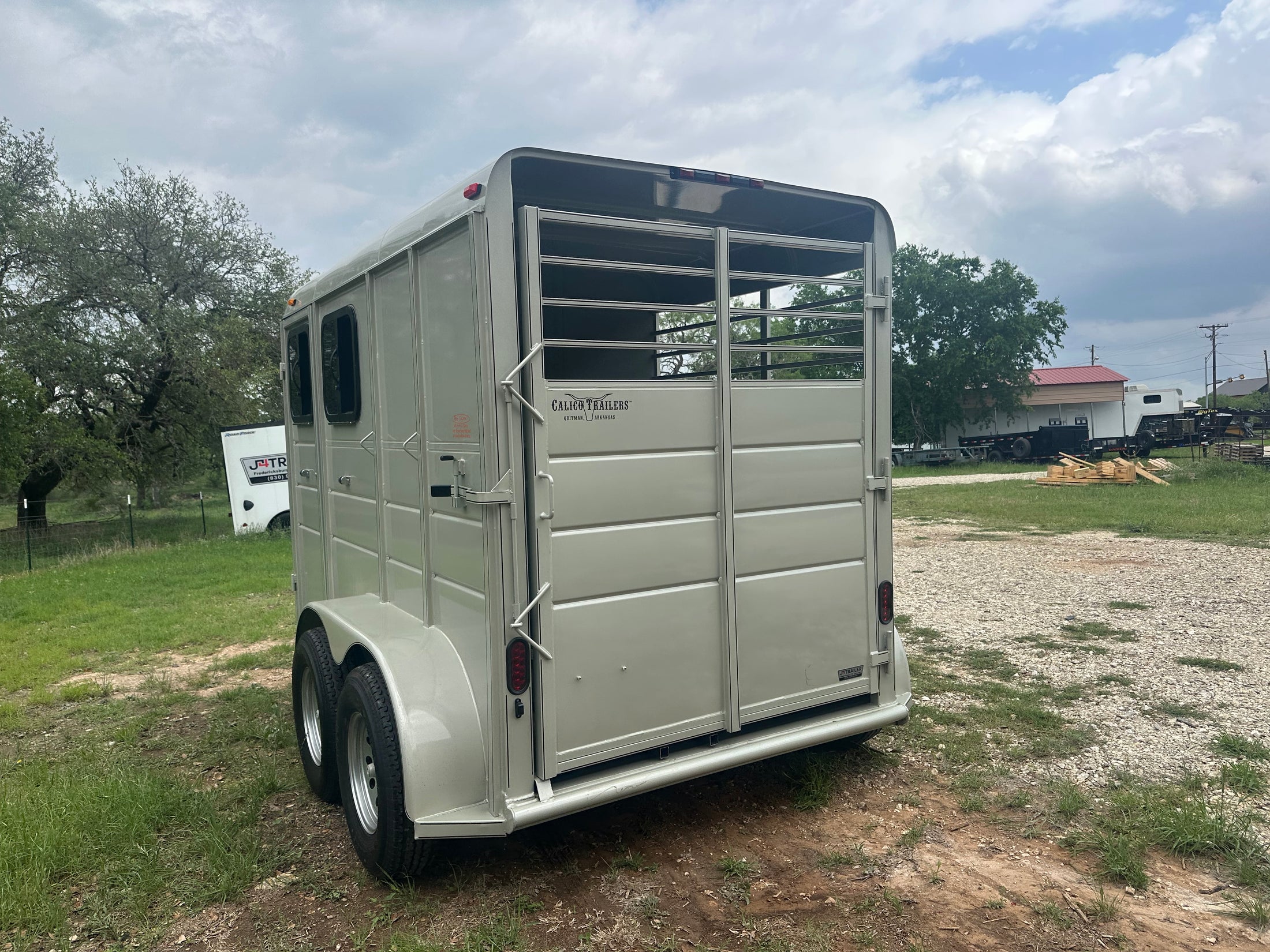 Calico 6'x13'x7' Horse Trailer GOLD - 0655