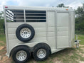 Load image into Gallery viewer, Calico 6'x13'x7' Horse Trailer GOLD - 0655
