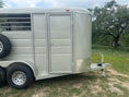 Load image into Gallery viewer, Calico 6'x13'x7' Horse Trailer GOLD - 0655
