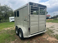 Load image into Gallery viewer, Calico 6'x13'x7' Horse Trailer GOLD - 0655
