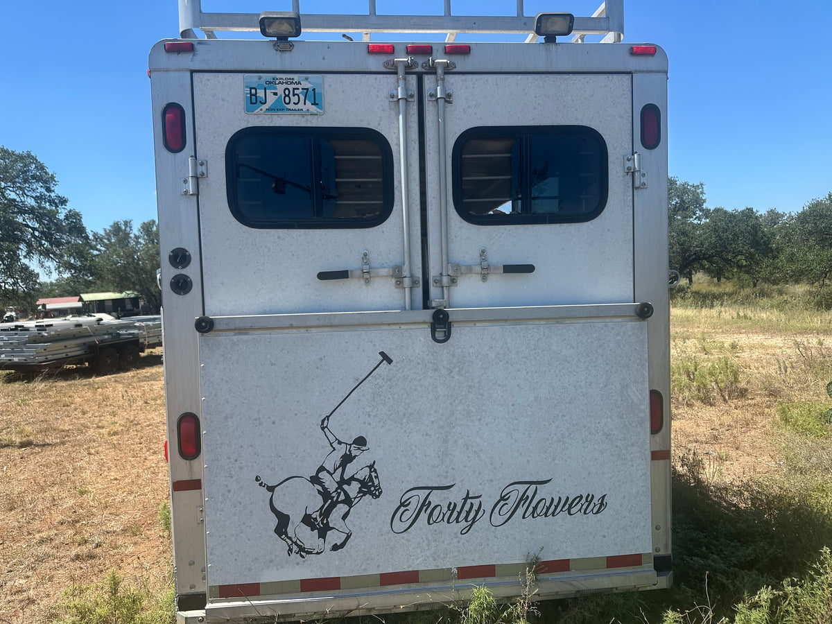 Used 2001 Sundowner Aluminum 8 Horse Trailer 25ft - 4933