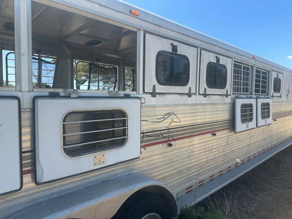 Used 2001 Sundowner Aluminum 8 Horse Trailer 25ft - 4933