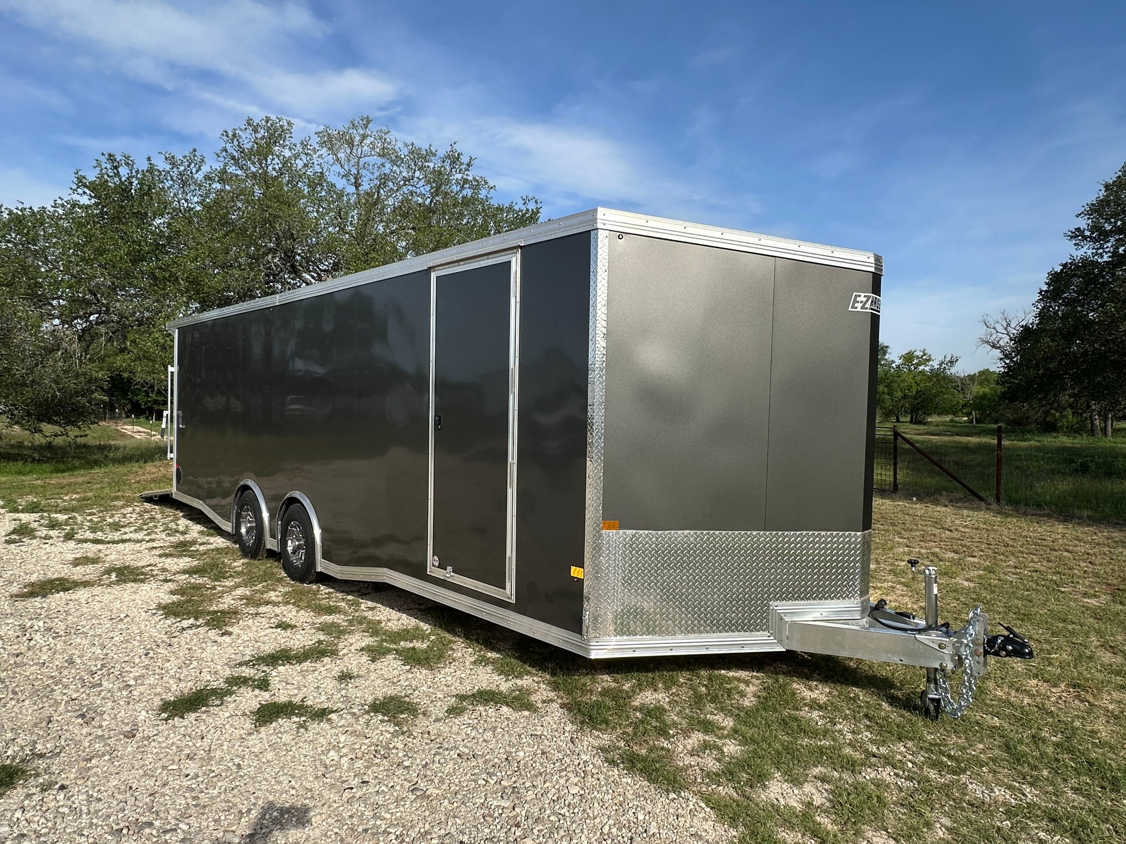 Alcom EZ Haul 102"x24' Tandem Cargo CHARCOAL - 2476