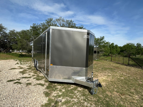 Alcom EZ Haul 102"x24' Tandem Cargo CHARCOAL - 2476