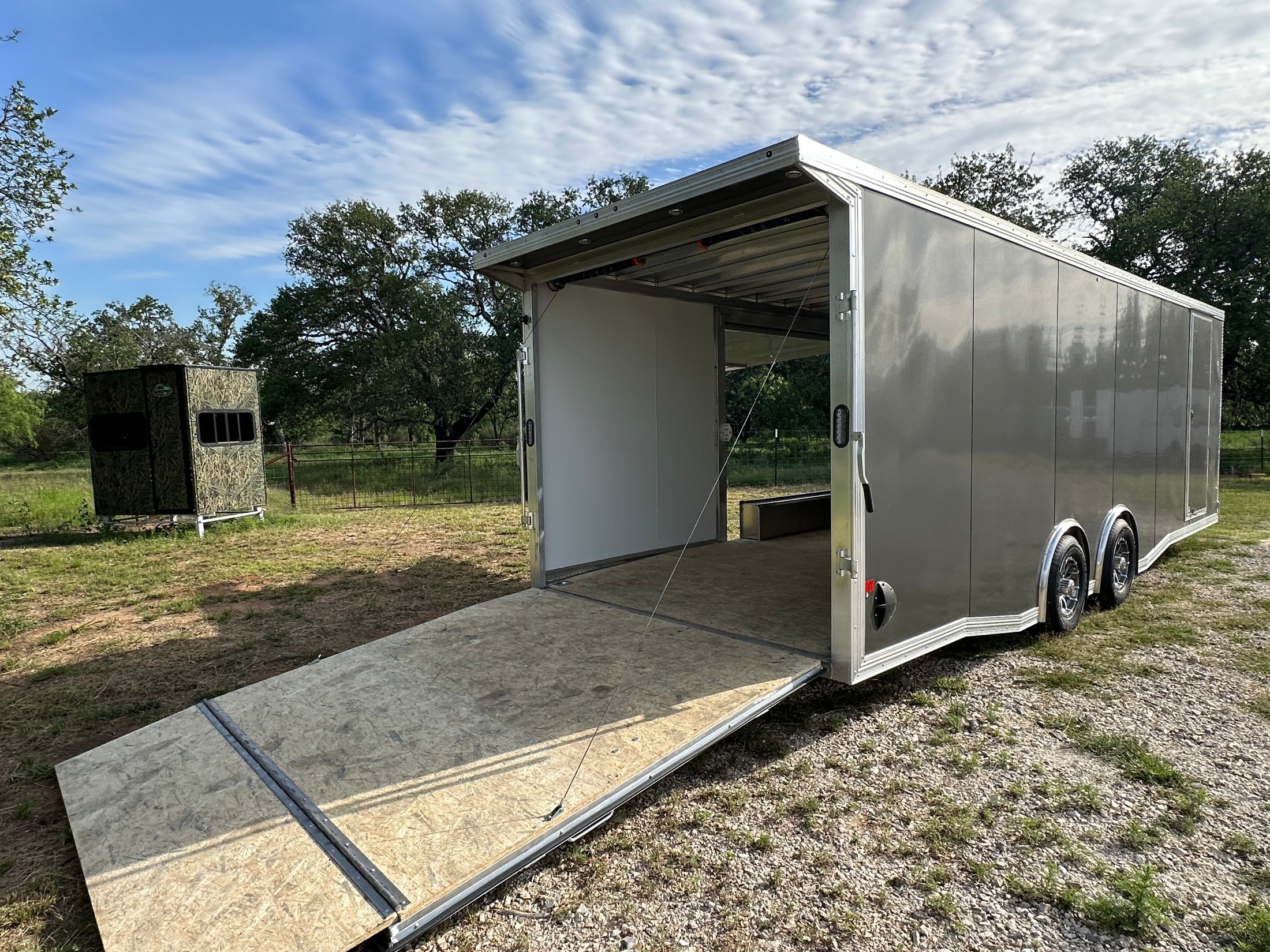 Alcom EZ Haul 102"x24' Tandem Cargo CHARCOAL - 2476