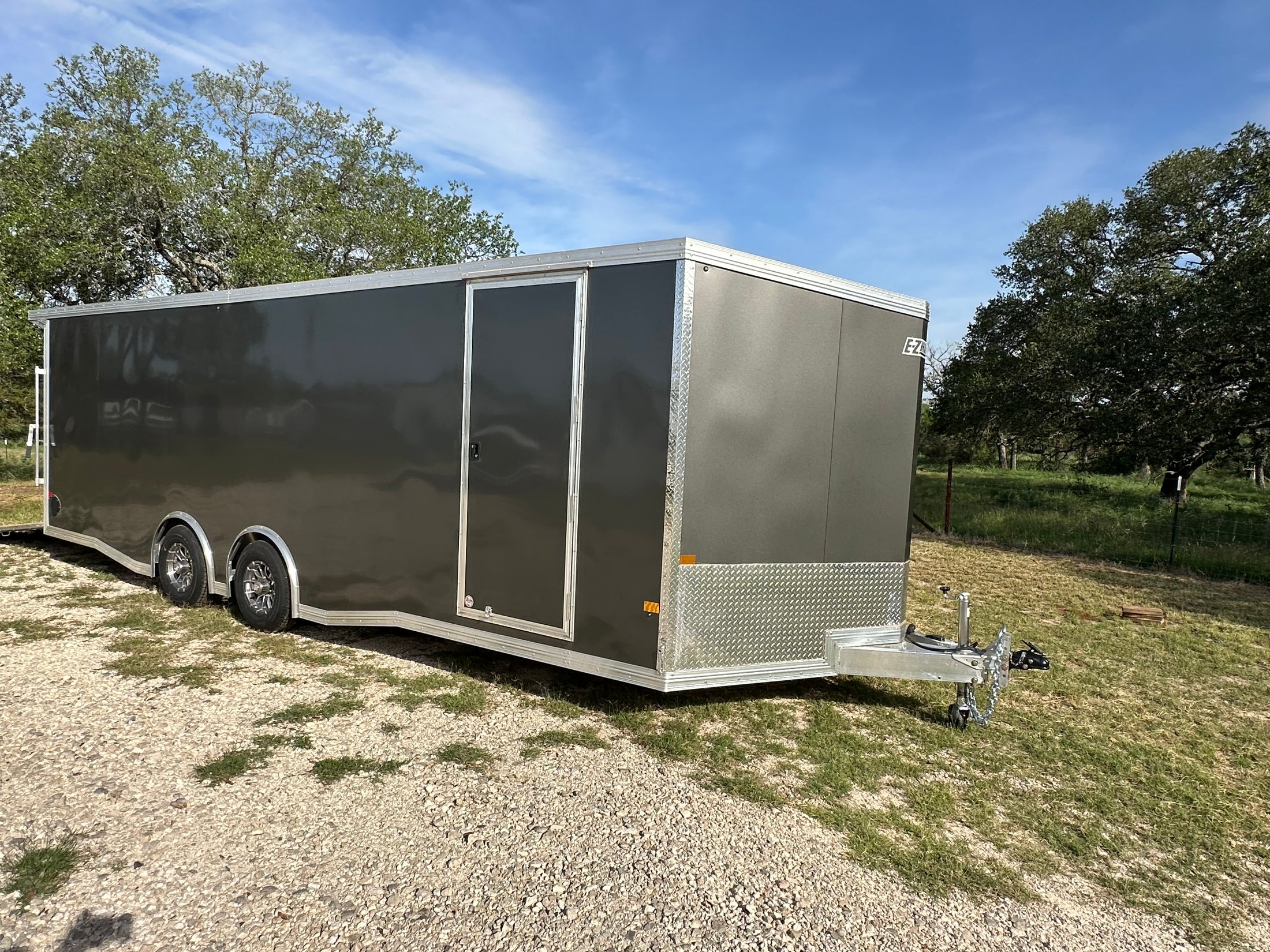 Alcom EZ Haul 102"x24' Tandem Cargo CHARCOAL - 2476
