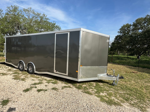 Alcom EZ Haul 102"x24' Tandem Cargo CHARCOAL - 2476