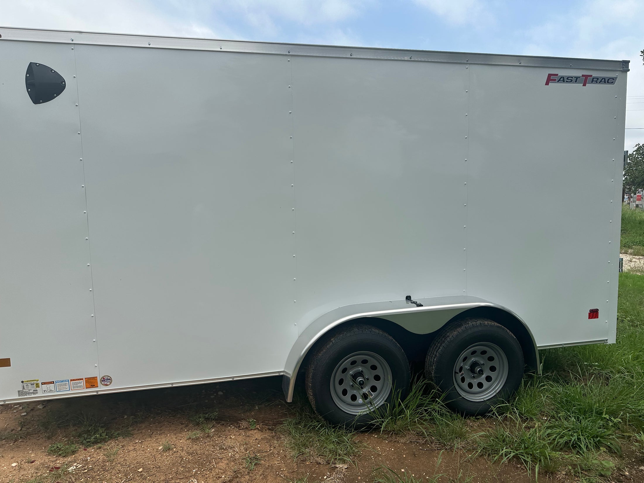 Wells Cargo 7'x14' Tandem Cargo - WHITE - 4090