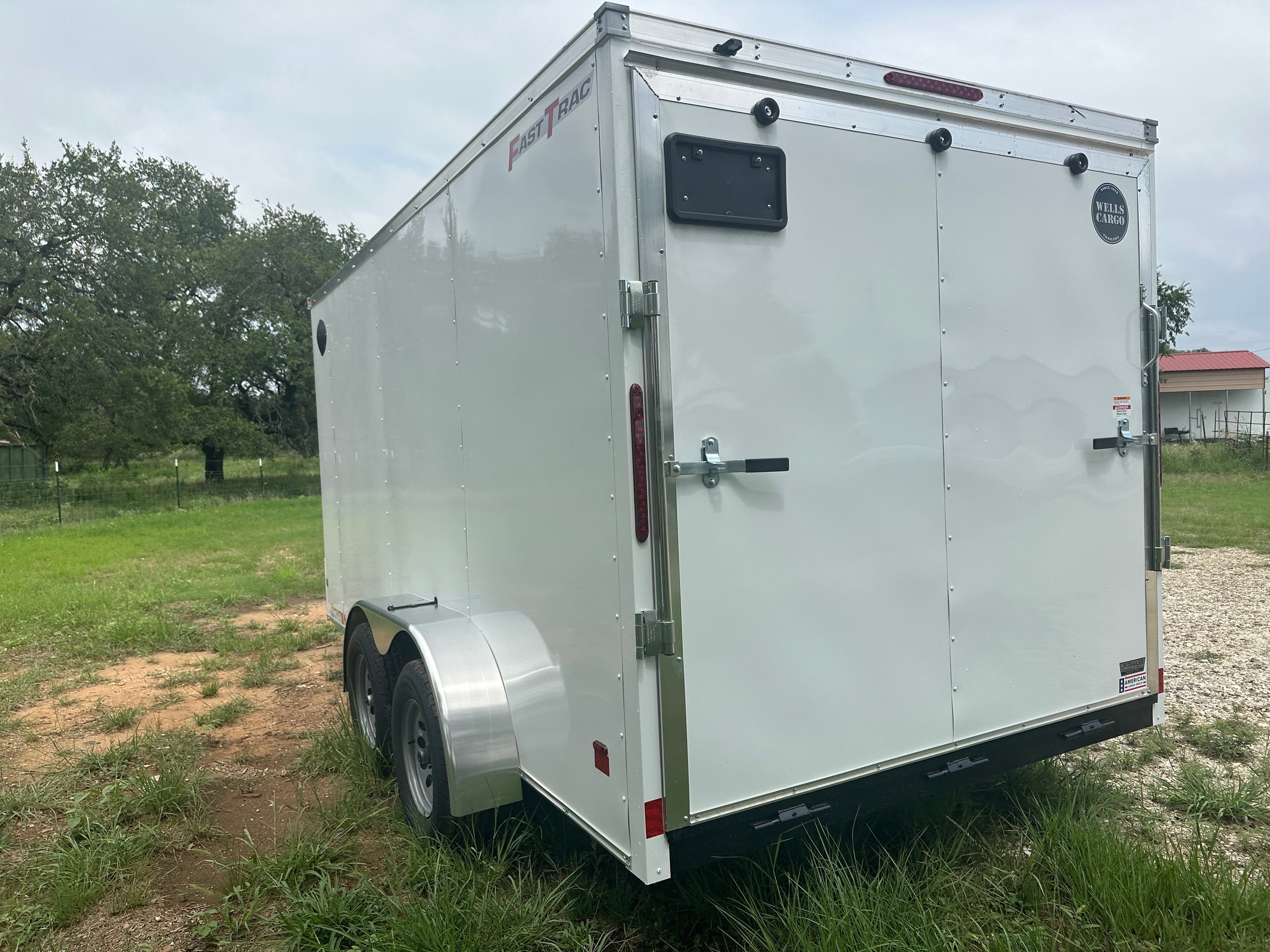 Wells Cargo 7'x14' Tandem Cargo - WHITE - 4090