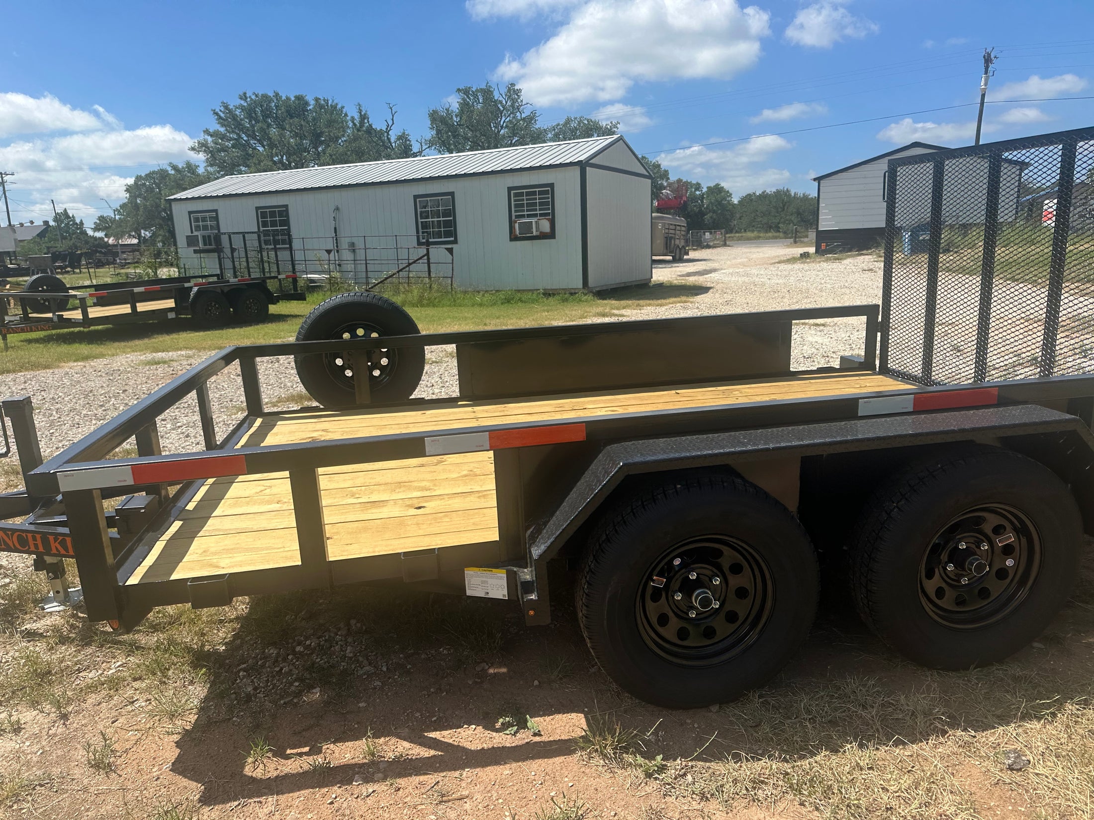 Ranch King 6'10"x12' Tandem Utility Trailer - 2603