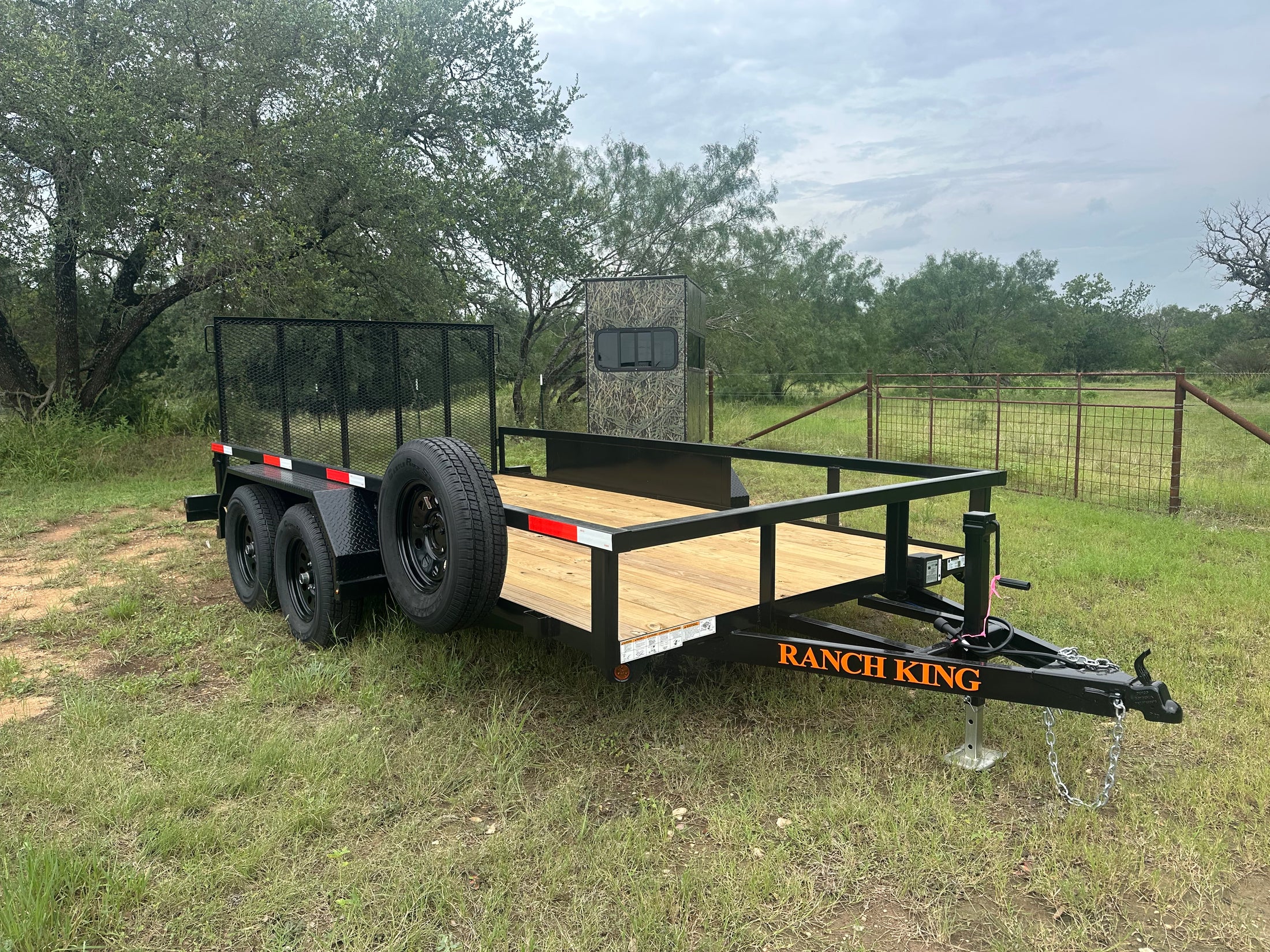 Ranch King 6'10"x14' Tandem Utility Trailer - 2604