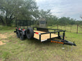 Load image into Gallery viewer, Ranch King 6'10"x14' Tandem Utility Trailer - 2604

