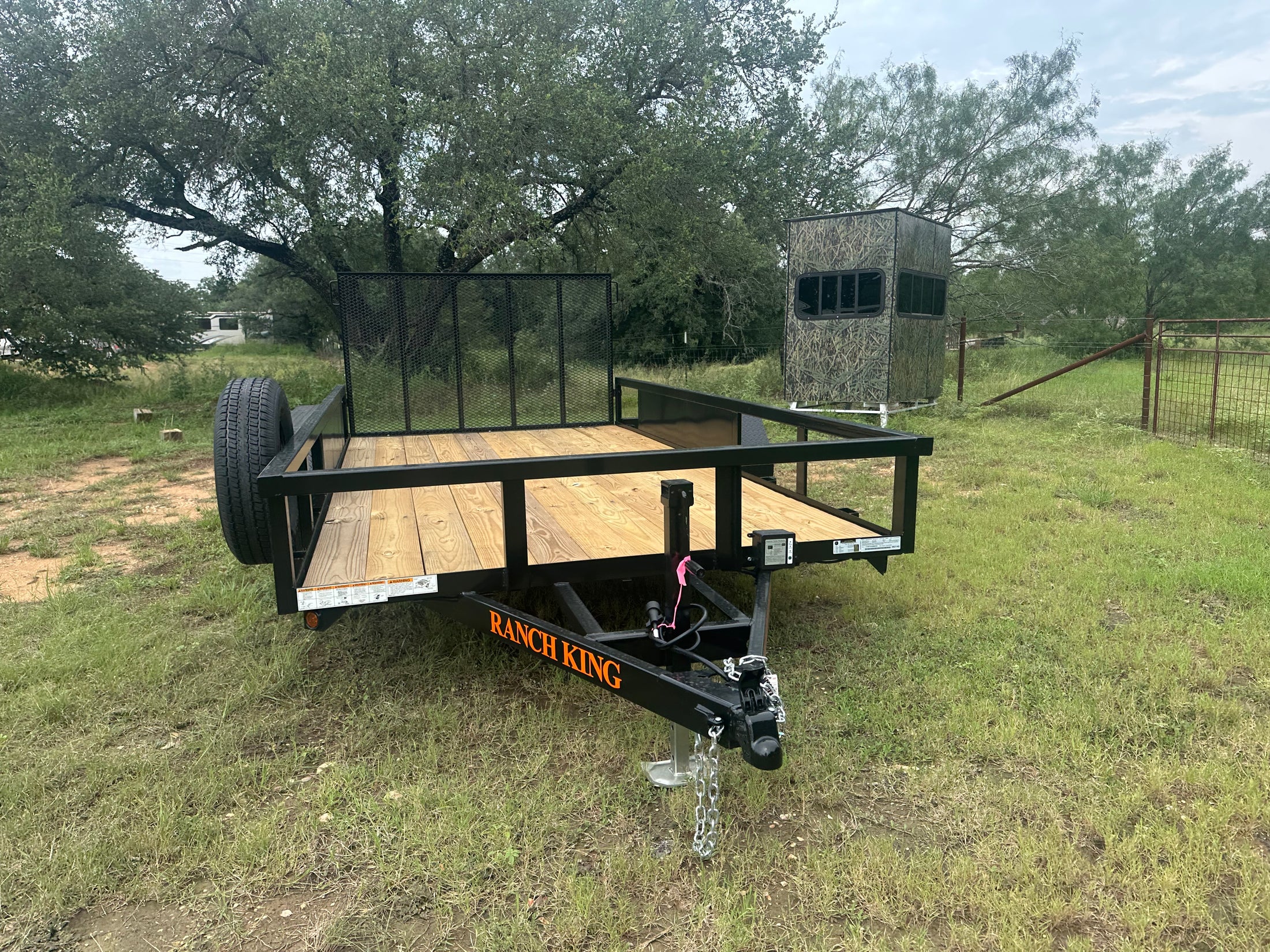 Ranch King 6'10"x14' Tandem Utility Trailer - 2604