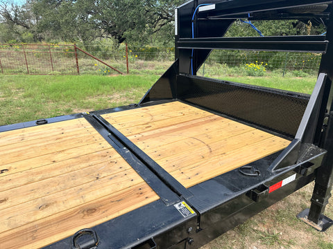 LoadTrail 83"x20' Gooseneck Tilt Tandem BLACK 5351