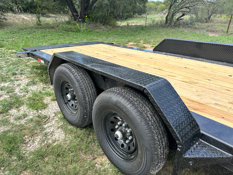 LoadTrail 83"x20' Gooseneck Tilt Tandem BLACK 5351
